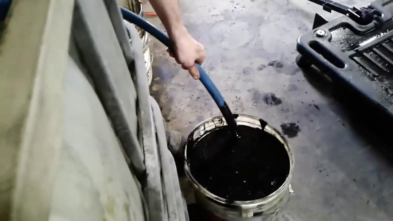 Chevy 350 v8 oil pump Waste motor oil transfer pump YouTube