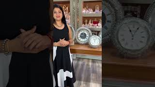 92 5 Silver Wall Clocks with Antique Design | Luxury Silver Home Décor Collection screenshot 1