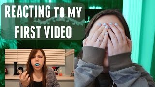 REACTING TO MY FIRST VIDEO