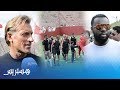 شاهد الناخب الوطني رونار والمغني العالمي ميتغ غيمس في افتتاح ملعب للقرب في ستي فاطمة وسط جمهور غفير 