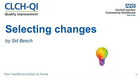 Bitesize QI - Selecting Changes