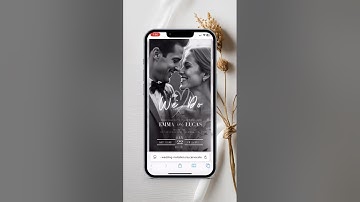 Digital Wedding Invitation with Online RSVP – Canva Template for Modern Brides & Grooms