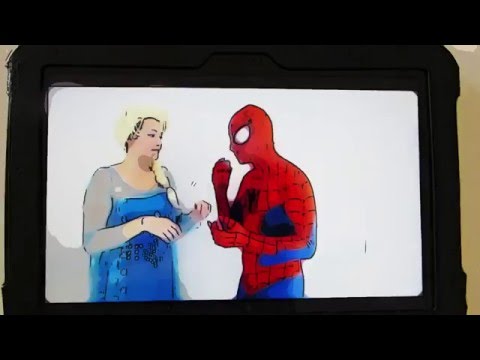 Cartoon Spiderman vs Elsa vs Joker Marvel Surprise Easter Egg   PRANK   Superheroes fun in real life