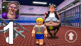 Grumpy Gran Scary Obby! Gameplay Walkthrough Part 1 - Grumpy Granny Obby (Android, iOS)