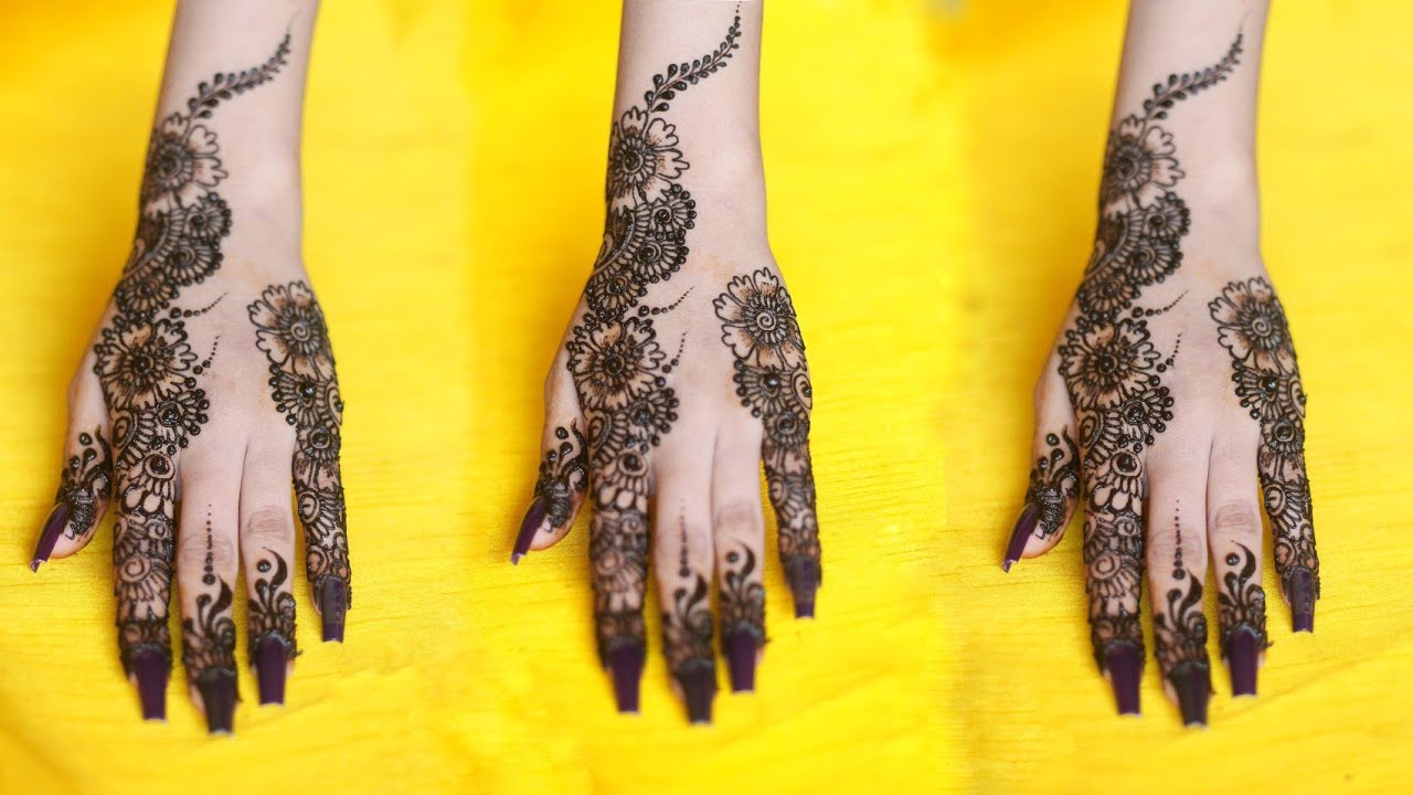 mehandi design easy easy mahandi ke design mehandi ke Designs