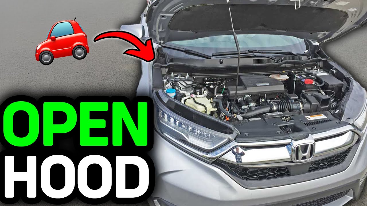 How To Open Hood Honda CRV - 2021 2022 2023 2024