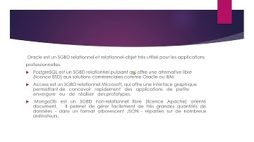 SGBDR : Introduction aux  bases de données relationnelles