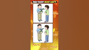 Only 1% Can Find All 3 Differences! 👀💥