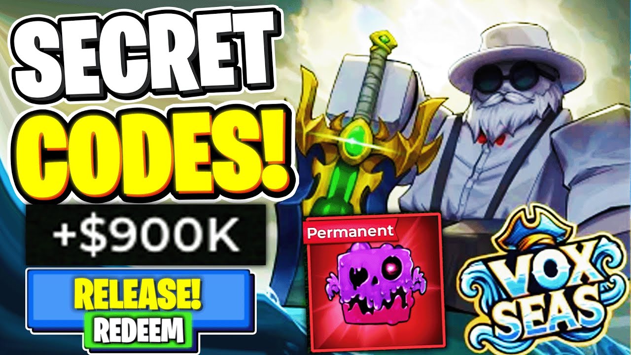 All CODES VOX SEAS Roblox RELEASE - YouTube