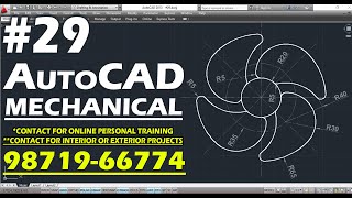 #29 || AUTOCAD MECHANICAL PRACTICE DRAWING ||