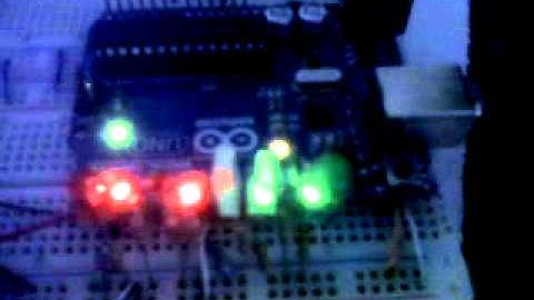 secuencia de leds con arduino tres botones