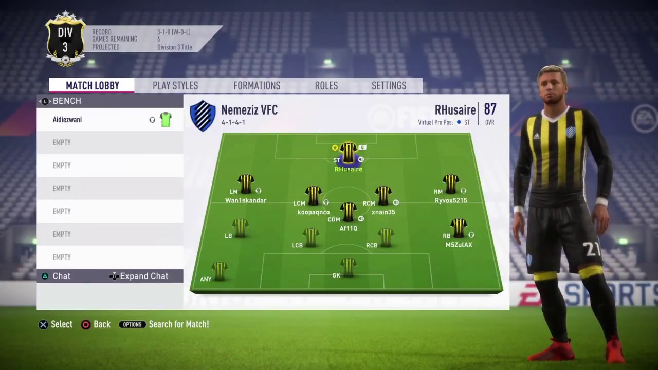 Fifa 18 Liga Malaysia Playoff Cup Nemeziz Vfc Vs Supastrikas Vfc Youtube