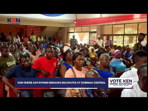 UNITY TOUR Ken Ohene Agyapong Engages Delegates At Dormaa Central Bono Region