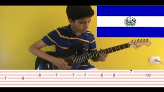 como tocar el himno nacional de El Salvador en guitarra
