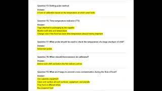 SERVSAFE CHAPTER 5: THE FLOW OF FOOD: ANINTRODUCTION EXAM QUESTIONS