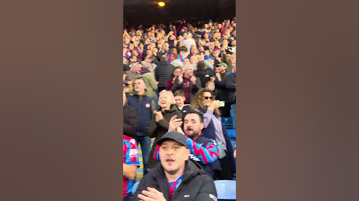 That winning feeling | Celebrations as Tottenham are beaten by Palace #cpfc #premierleague #spurs