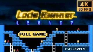 Lode Runner Legacy – FULL GAME Edition (Classic Mode, No Deaths, 4K 60fps)