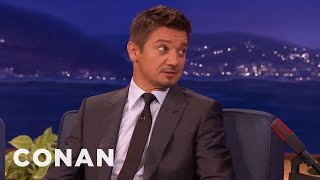 Jeremy Renner On Calling Black Widow A Slut | CONAN on TBS