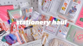stationery haul 💜 unique and cute roller pen, removable highlighter & more ft. stationery pal