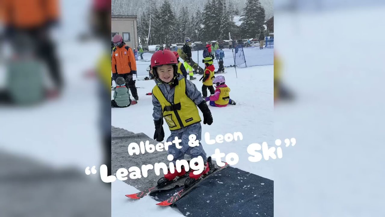 Learning to ski at the Summit at Snoqualmie | Kids ski | First-time ski
