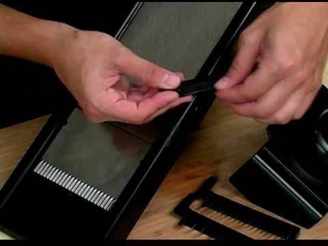 How To Use Mandolin Slicer Cooking Tips : How to Use a Mandolin Slicer