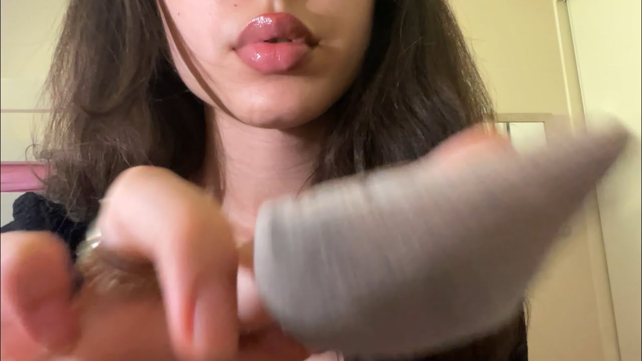 ASMR friend does your makeup |  very FAST 