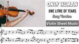 Download Lagu [Free Sheet] Only Human - One Litre Of Tears [Violin Sheet Music]