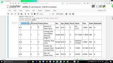 课时13 Pandas数据预处理实例