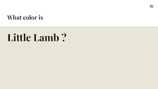 Little Lamb color #eae6d7 hex Cool Grey color eae6d7