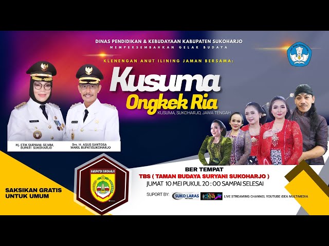 .:: LIVE KARAWITAN KUSUMA ONGKEK RIA || TBS TAMAN BUDAYA SURYANI SUKOHARJO 10 MEI 2024 class=