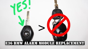 E36 BMW Alarm Module Replacement
