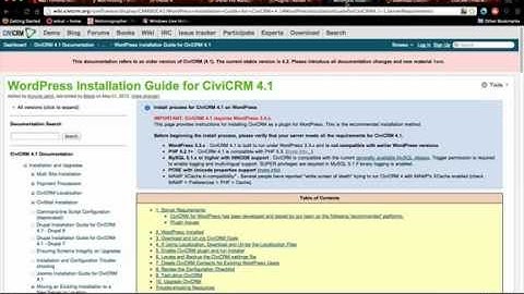 CiviCRM install on Wordpress