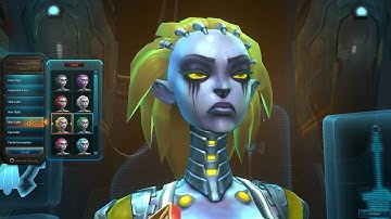 Wildstar: Exiles - Female Mordesh Character Creation Customization Options (Wildstar BETA Gameplay)