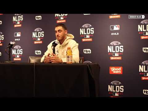 2021 NLDS: Cody Bellinger explains approach with go-ahead hit in Game 5 against Giants