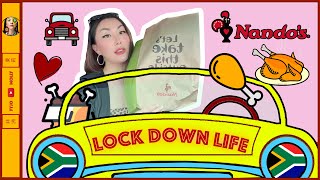 ⭕️ SURVIVED SOUTH AFRICAN LOCK DOWN VLOG WITH NANDOS MUKBANG (E1) 南非隔离期和烤鸡快餐吃播