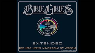 Bee Gees - Stayin' Alive Promo 12'' Version, Super 24bit HD Remaster, HQ