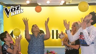 Video thumbnail of "A todo pulmón los niños de Sebastián Yatra practicaron un divertido ejercicio - Batallas"