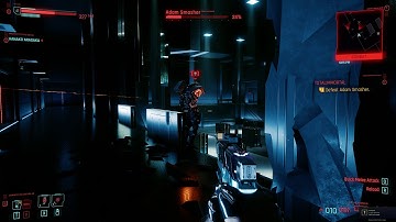 Cyberpunk 2077 Bug - Smasher stuck inside balcony barrier