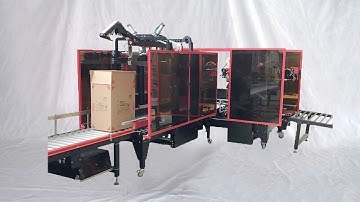 Fully automatic H type folding sealing carton edge sealer equipments السداده الكرتون