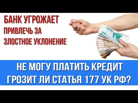 Как не платить кредит. Грозит ли статья 177 УК РФ злостное уклонение