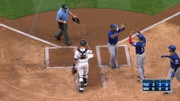 TEX@MIN: Beltre belts a three-run HR to open scoring