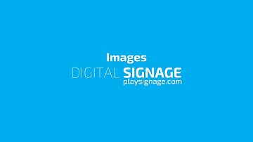 How to add Images to your digital signage content