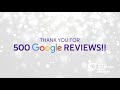 Thank You for 500 Reviews!!