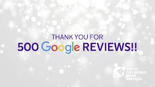 Thank You for 500 Reviews!!