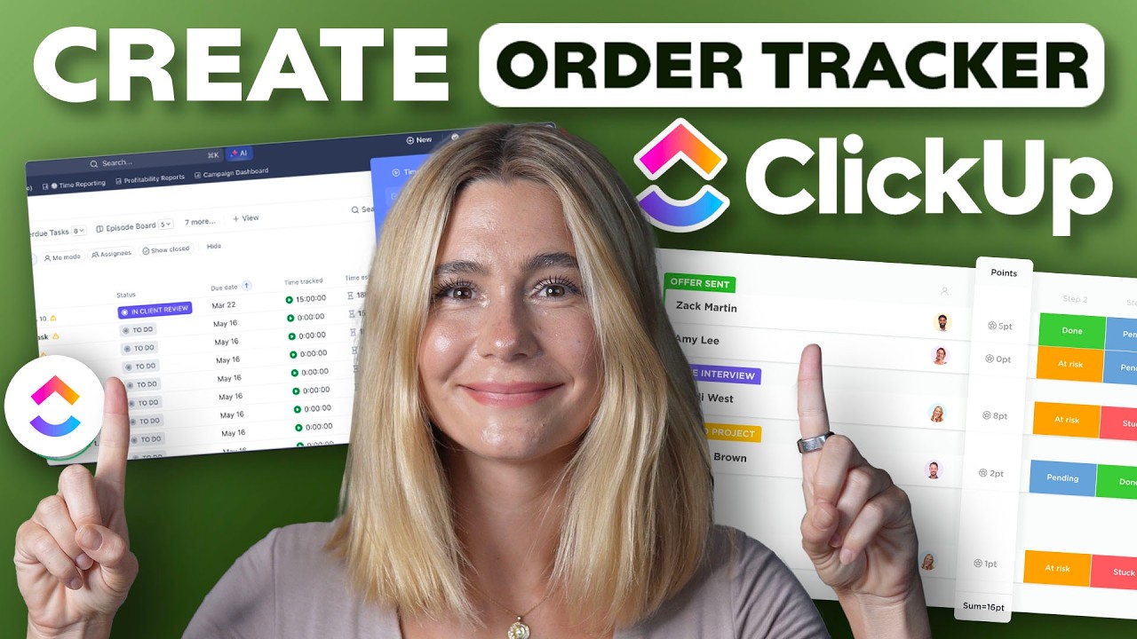 Как создать отслеживание выполнения заказа в ClickUp (пошаговое руководство)