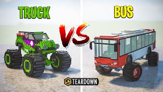 Monster TRUCK vs Monster BUS | Teardown