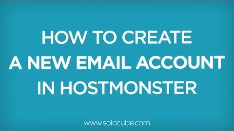 How to Create a New Email Account in Hostmonster