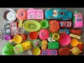 Diy unboxing kitchen Set l kitchen plastic set | mini cooking Kitchen set | Plastic Kitchen set | 36