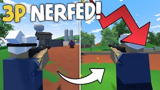 UNTURNED IS NERFING THIRD PERSON!
