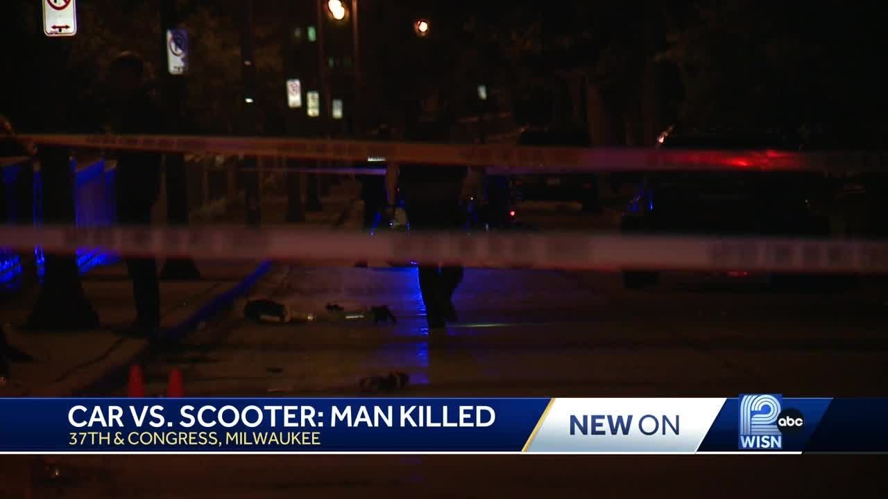 Scooter driver killed in hit-and-run crash in Milwaukee - YouTube